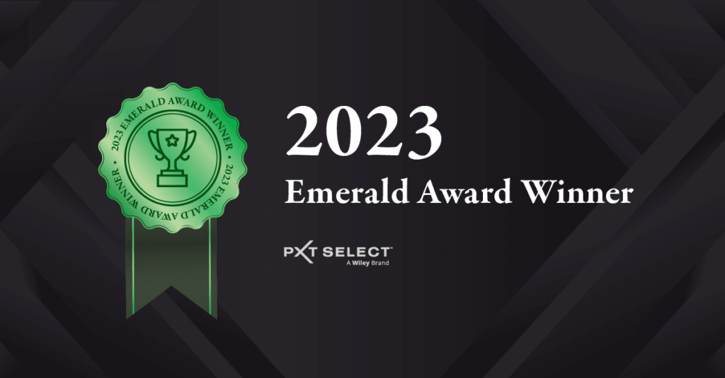 PXTSelect™ 2023 Emerald Award Winner